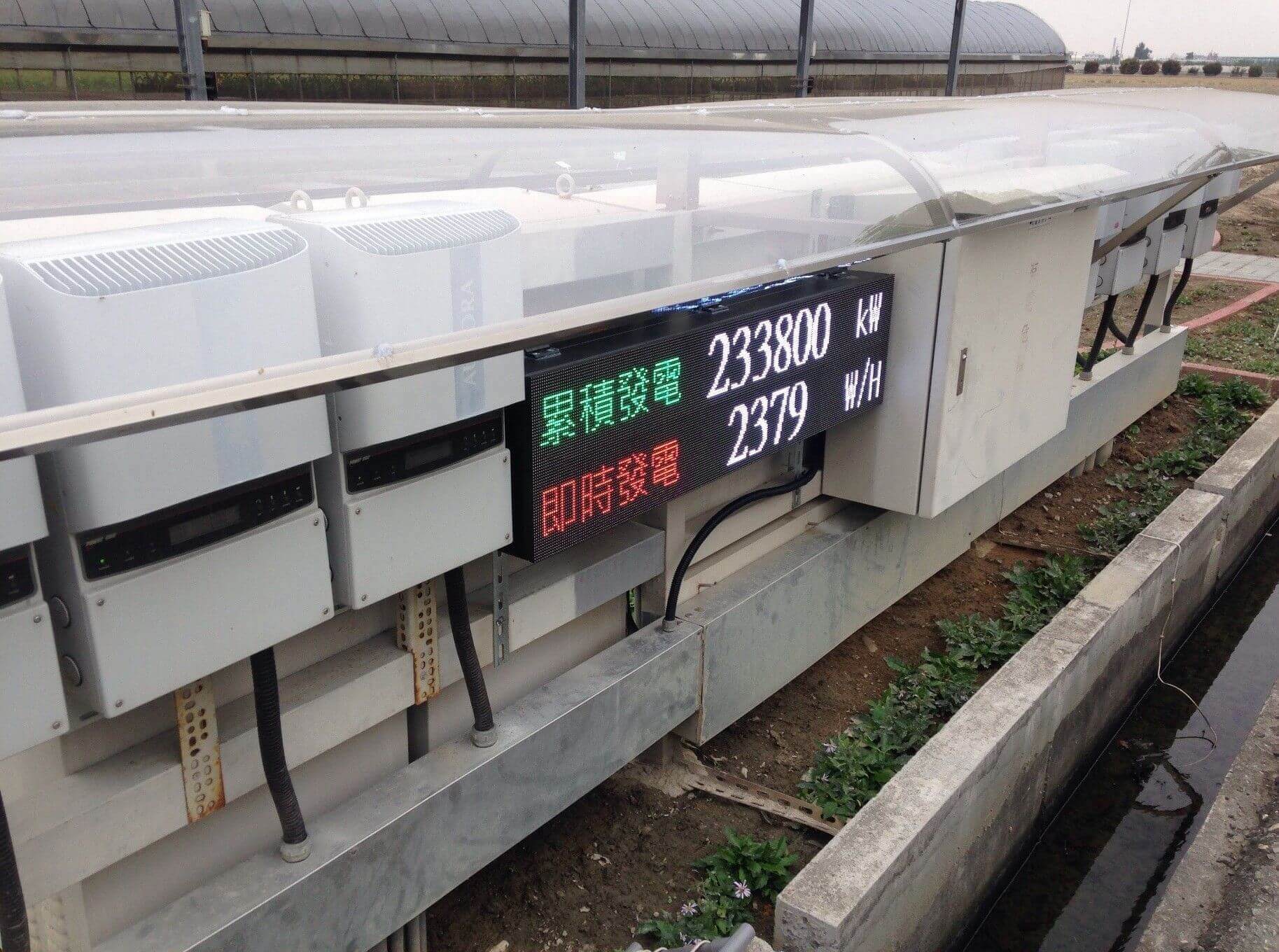 太陽能發電 Master Modbus 看板