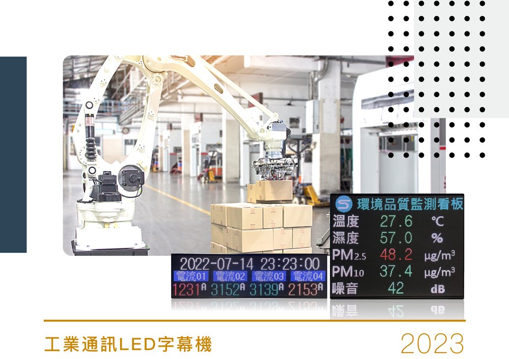 工業通訊 LED 字幕機